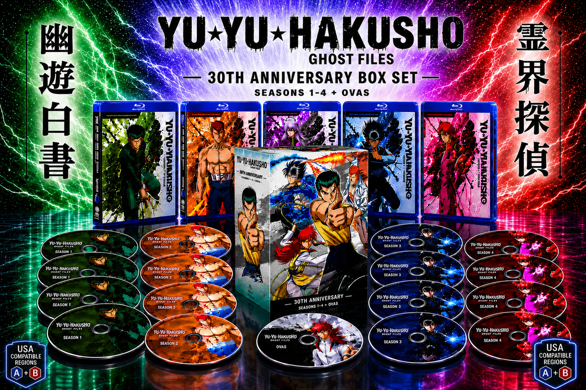 Yu Yu Hakusho 30th Anniversary Set Blu-ray Complete Series & OVAs