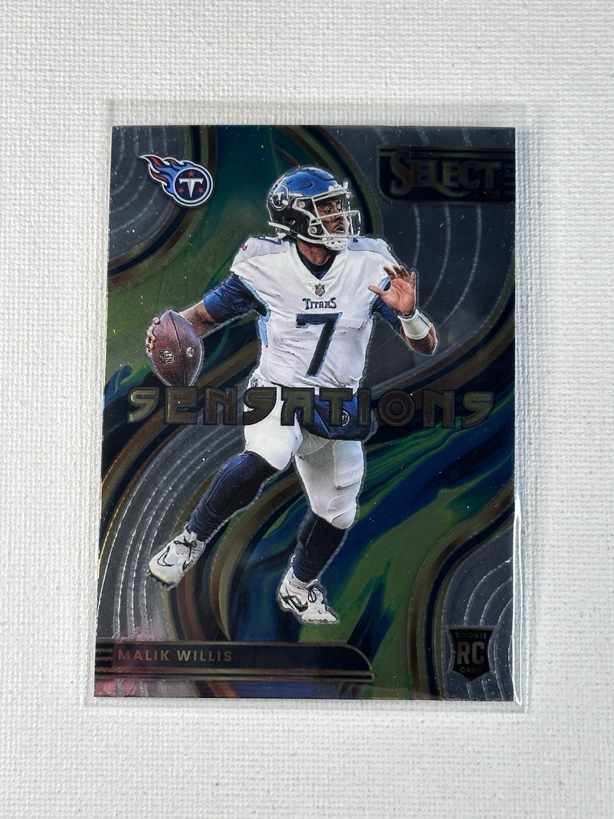 2022 Panini Select ~ Malik Willis ~ Sensations Rookie ~ SEN-21 ~ Titans
