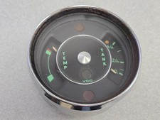 Nice Used Original Vdo Porsche 912 100mm Combo Oil Temp Fuel Tank Gauge Nla 765