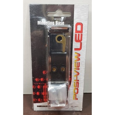 RoadPro RP12611 Posiview LED Light Mount Base Chrome Plated for Clearance Marker
