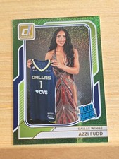 Azzi Fudd 2026 Panini Donruss WNBA Rated Rookie Green Shimmer #86 RC Wings B7