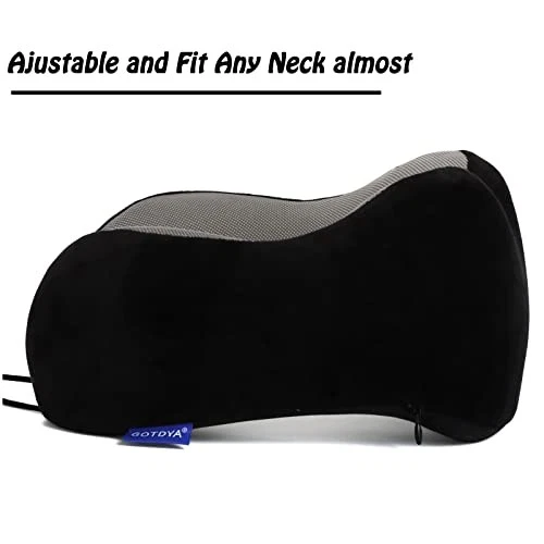 Travel Pillow,Travel Neck Pillows for Sleeping,100% Pure Memory Foam Soft Black Travel Pillow,Travel Neck Pillows for Sleeping,100% Pure Memory Foam Soft Black