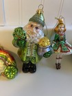Lot 8 St. Patricks Day Ornaments Irish Santa, Leprechaun, Pot O'Gold Rainbow OWC — photo 6