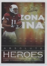 2007 Playoff Absolute Memorabilia Heroes Gold 28/50 Larry Fitzgerald #AH-21 s1i