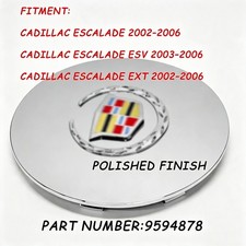 1pc 2003-2006 For Escalade Esv Ext Wheel Center Hub Cap 22inch Chrome 9594878