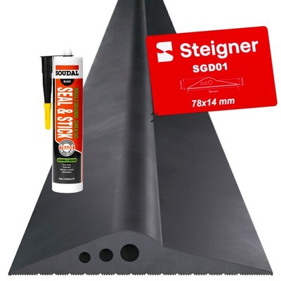 STEIGNER Garagentor Bodenabdichtung aus EPDM - Garagentor Schwellendichtung