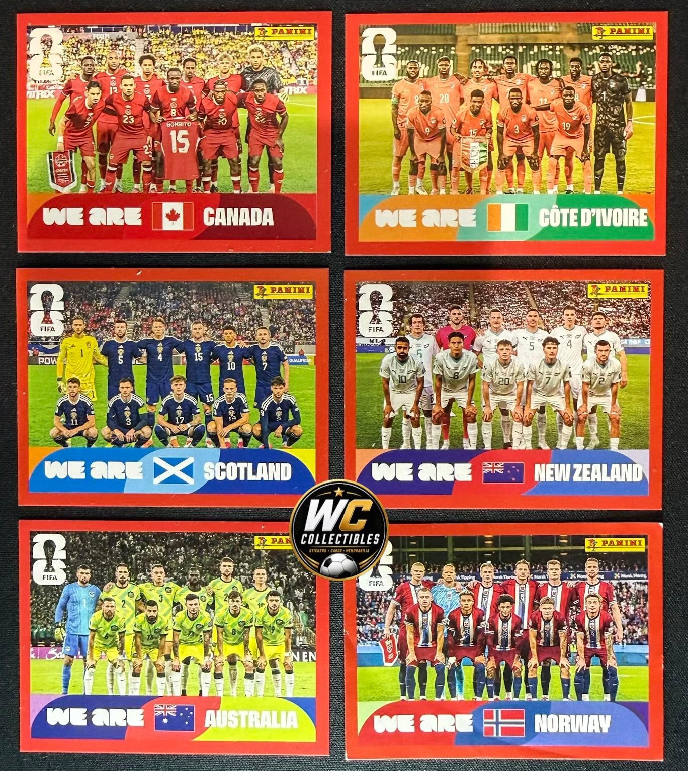 US 2026 Panini FIFA World Cup Red Parallel Stickers – Pick Your Sticker
