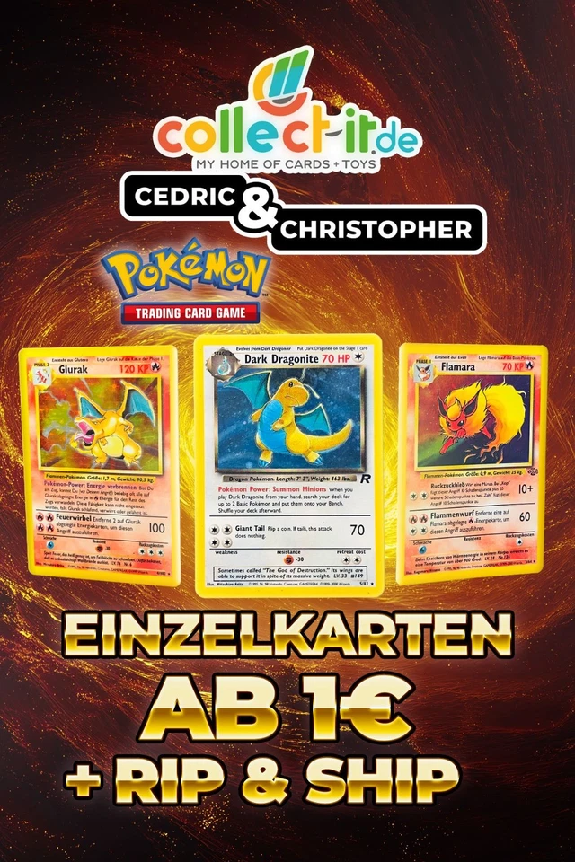 🔥Vintage Einzelkarten ab 1€🔥Pokemon RIP&SHIP🔥