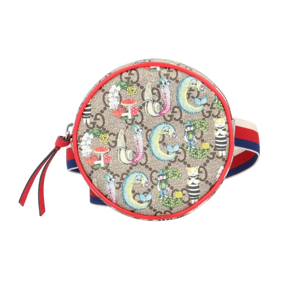 Gucci mini pochette ronde taille GG Supreme Yuko Higuchi collaboration body bag 50