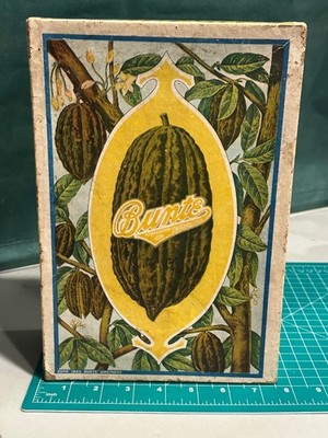 ANTIQUE BUNTE BROTHERS CANDY BOX CHICAGO FACTORY COUNTRY STORE GROCERY CHOCOLATE