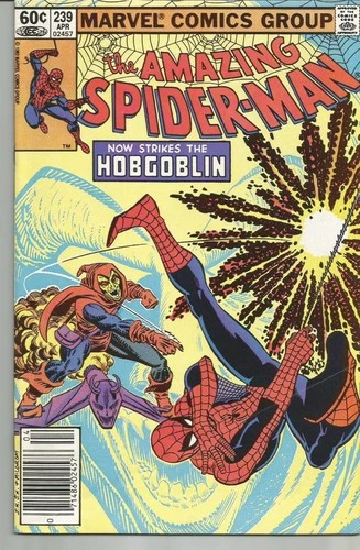AMAZING SPIDER-MAN #239 FN/VF 1983 2nd App HOBGOBLIN 1st Battle with SPIDY!