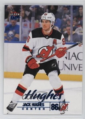 2024-25 Upper Deck Fleer Ultra Blue Foil 166/399 Jack Hughes #184 07pz