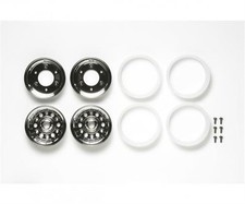 TAMIYA RC 4x4 Bruiser Felgen 4-teilig chrom (2) / 300054414