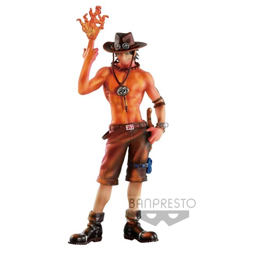 ONE PIECE - SCultures Portgas D. Ace Burning Color Ver. Pvc Figure Banpresto