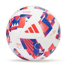 adidas MLS Soccer Ball White/Solar Red/Glory Blue 5