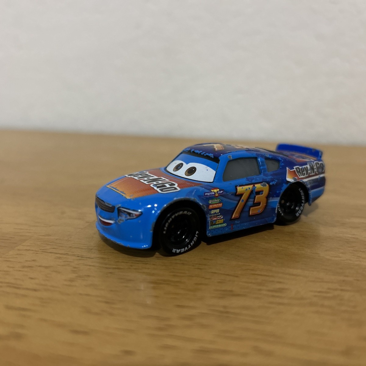 Disney Pixar Cars Rev-N-Go #73 Race Car | eBay