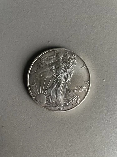 2017 American Silver Eagle BU 1 Oz Fine Silver 999 Coin US Dollar Mint