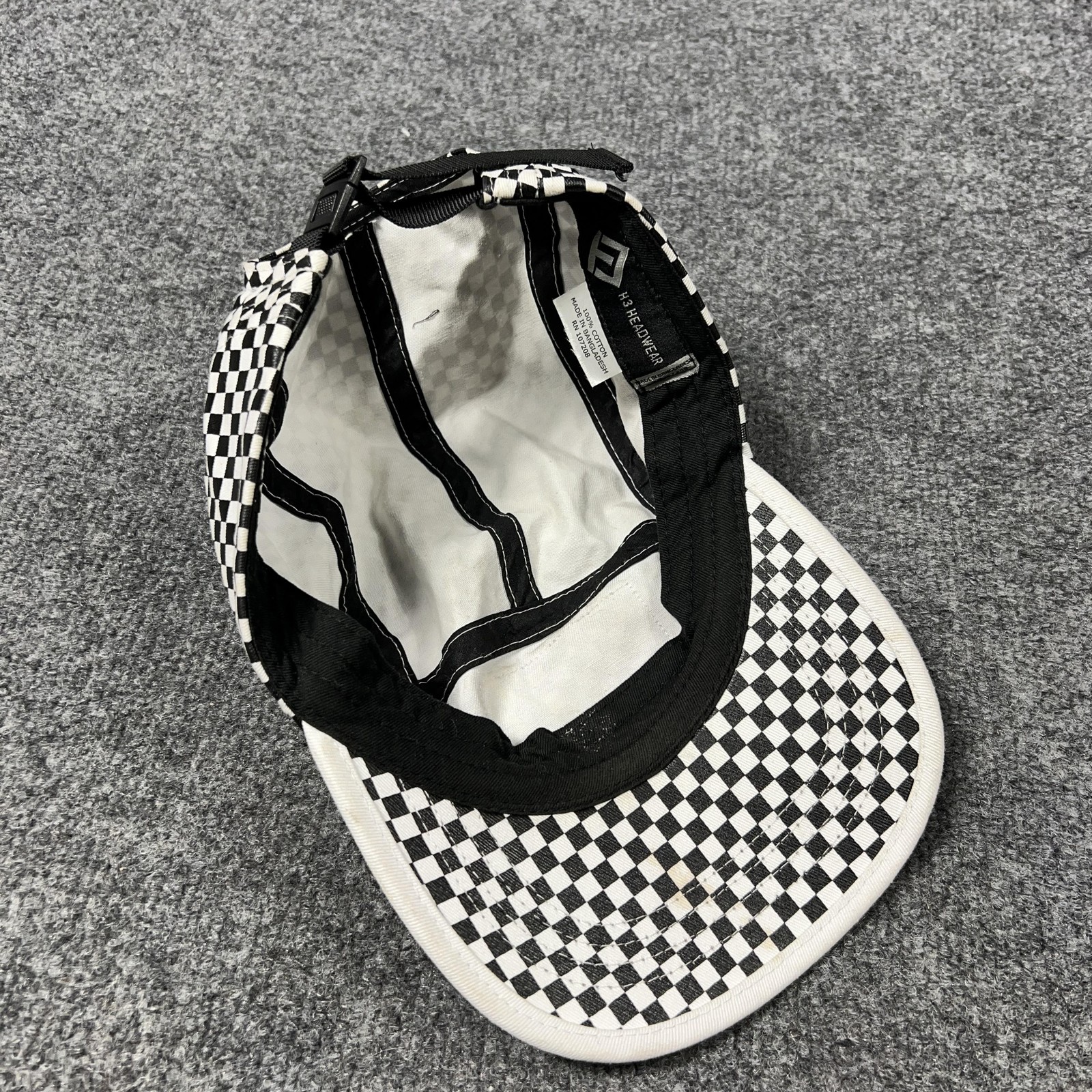 Atari Hat Cap Strap Back Checkered Patch Retro Ga… - image 5