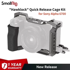 SmallRig A6700 HawkLock Quick Release Full Cage Kit for Sony Alpha 6700 Camera
