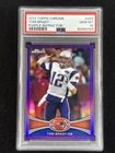 TOM BRADY 2012 Topps Chrome #220 Purple Refractor /499 PSA 10 Patriots SP HOF