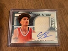 2025 leaf trinity cameron boozer auto patch card 6/6 signed autographed duke