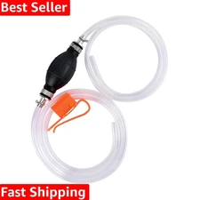 Versatile Gasoline Siphon Pump with Strong Rubber Hose for Emergency Transfers