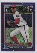 2024 Bowman Chrome Prospects Mega Box Purple Mojo Refractor Victor Hurtado 0jm6