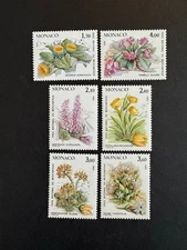Monaco MNH SC#1466-71 (1985) F/VF SCV $10.20