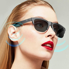 Bluetooth Smart Glasses Open Ear Sunglasses Music Call UV Lenses Men Women