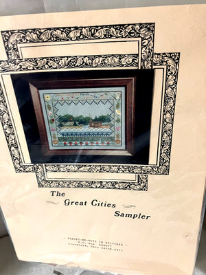 Forget-Me-Nots THE GREAT CITIES SAMPLER Ctd X-Stitch Pattern & Threads CLEVELAND