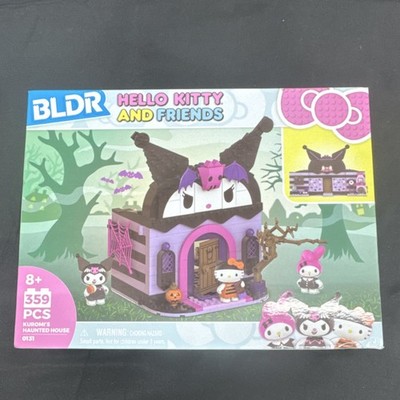 BLDR Hello Kitty and Friends Kuromi's Haunted House 359 Piece Building Set