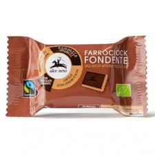 Alce Nero Herbatniki Orkiszowe Z Gorzką Czekoladą Fair Trade BIO 28 g