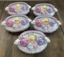 Lot 5 Hatchimals Alive Spring Basket Mini 6 Hatchimals 4 accessories 1 basket