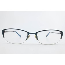 Jones New York Teal Semi Rimless Rectangular Eyeglasses Frames 51-18-135 41395