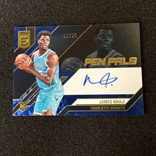 2023-24 Donruss Elite - Pen Pals James Nnaji #PP-JNB Blue /25 (AU, RC)