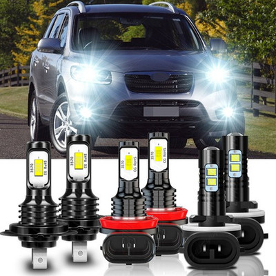 Para Fit Hyundai Elantra GT 2014-2016 -6x H7 H11 LED faro + 881 luces antiniebla