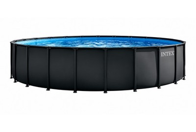 INTEX Pool Set Ultra XTR Frame 732x132cm 26340GS groß Swimmingpool Garten