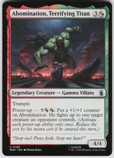 Abomination Terrifying Titan 198 Marvel Super Heroes Magic the Gathering