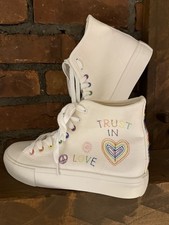NUEVAS Zapatillas American Eagle Pride Rainbow High Top, Talla 8