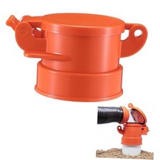 4" Sewer Cap for RV Sites/campgrounds Odorless Female Sewer Cap Easily Orange