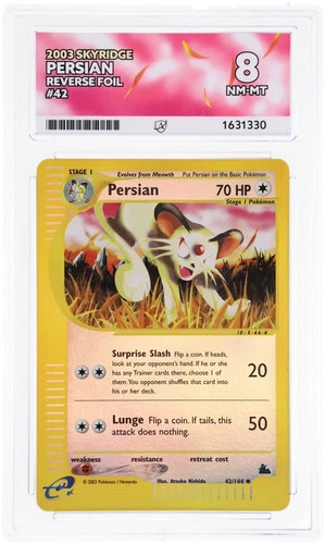 ACE 8 Persian 42/144 2003 Skyridge Pokemon Reverse Holo