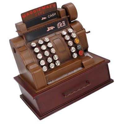 Retro-Registrierkassenmodell Vintage-Registrierkasse Im Alten Stil Für Zu Hause