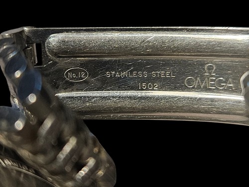 SILVANA VINTAGE CHRONOGRAPH UHR AUF OMEGA NO 12 BAND FUNKTIONIERT SUPER - Bild 7 von 8