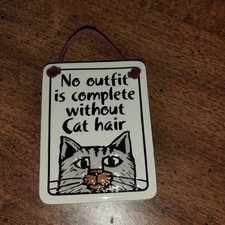 Handmade In America Cat Wall Tile Decor