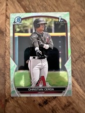 2023 Bowman - Chrome Prospects Christian Cerda #BCP-56 Lunar Glow Refractor (RC)