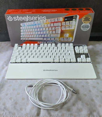 SteelSeries Apex Pro TKL Gen 3 Weiß Gaming Tastatur OmniPoint 3.0 DE OVP