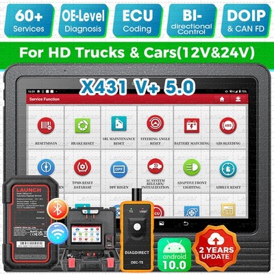 2026 LAUNCH X431 PRO3S+ V5.0 PRO Bidirectional Car Diagnostic Scanner Key Coding