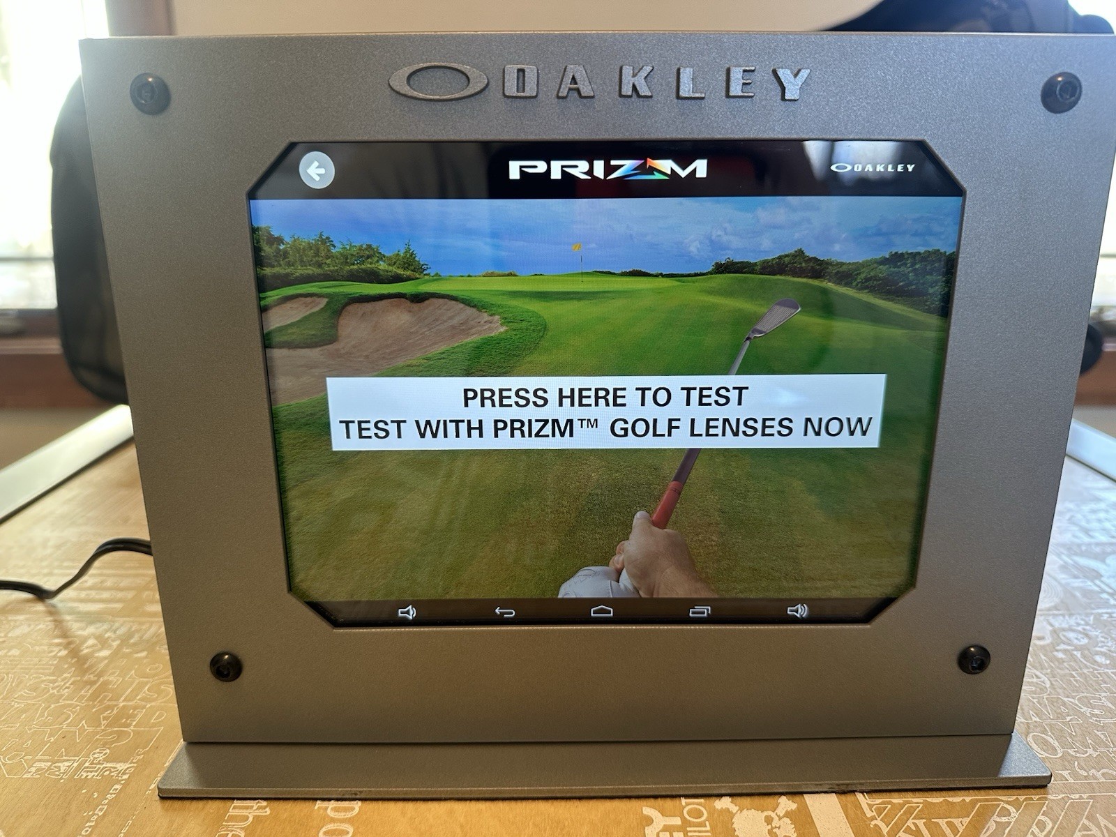 RARE Authentic Oakley PRIZM Digital Tower Tester Display Collector Item