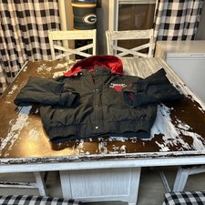 Vintage 90s Chicago Bulls Pro Player NBA Puffer Jacket Large