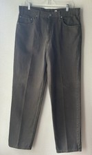 Vintage USA Made Levi’s 550 Relaxed Fit Jeans 36x32 Olive Brown 100% Cotton